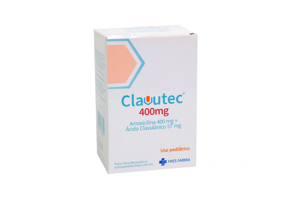 Clavutec Pediátrico 400 Mg 57 Mg 5Ml Polvo para Suspensión Oral 100 Ml