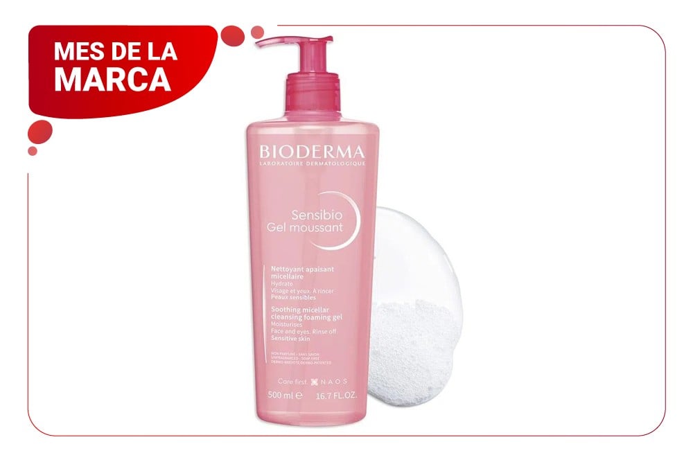 Gel Limpiador Sensibio Moussant Bioderma 500 Ml
