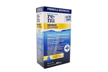 Kit Viajero Solución Multipropósito Renu Advanced Para Lentes 60 Ml