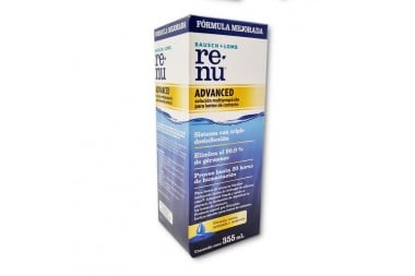 Solución Multipropósito Renu Advanced Para Lentes de Contacto 355 Ml
