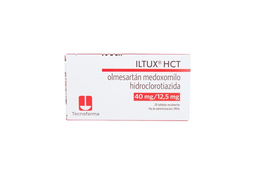 Iltux Hct 40Mg /12.5Mg 28 Tabletas Recubiertas