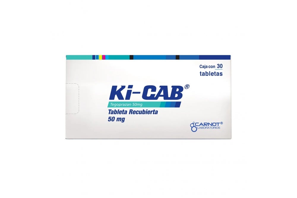 Ki-Cab Tegoprazan 50Mg 30 Tabletas Recubiertas