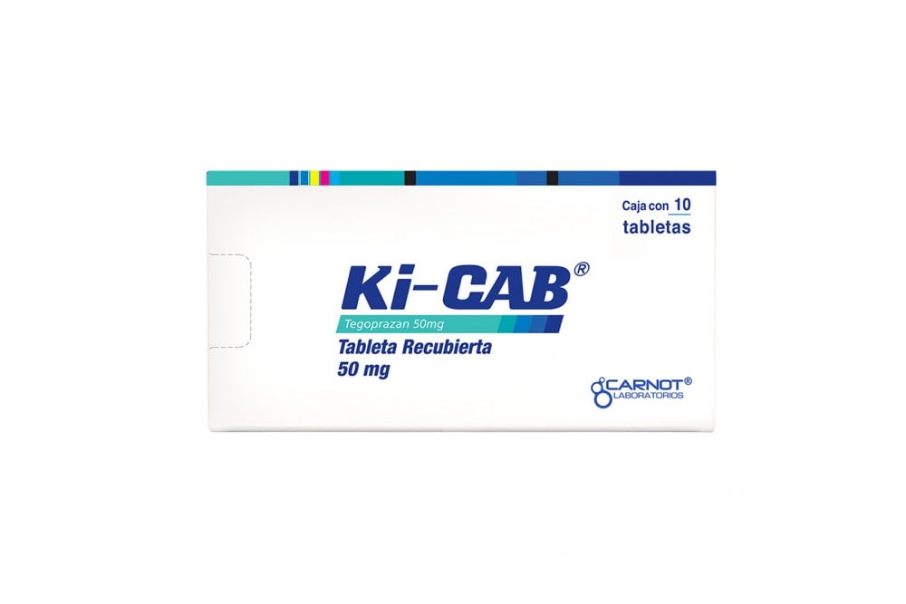 Ki-Cab Tegoprazan 50Mg 10 Tabletas Recubiertas