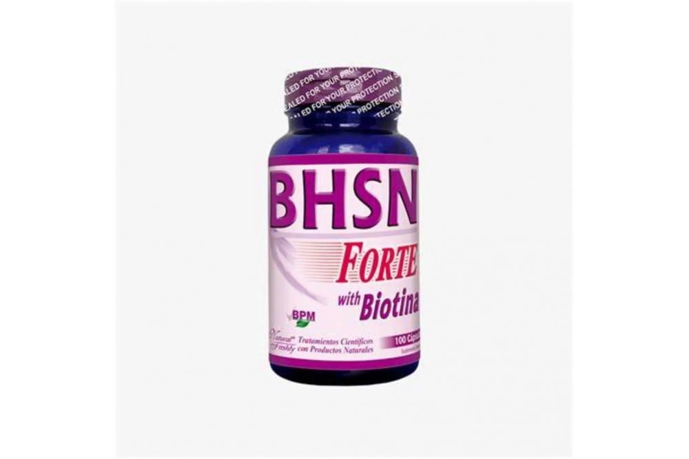 Bhsn Forte Con Biotina 100 Cápsulas