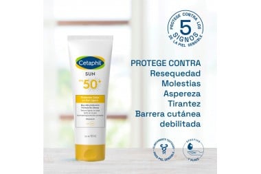 Protector Solar Cetaphil Sun Spf 50 En Gel 100 Ml