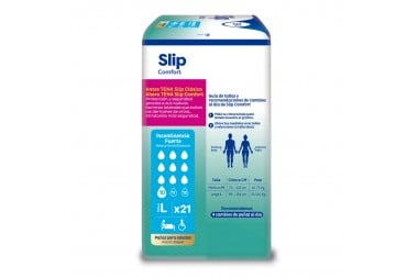 Pañales Tena Slip Confort Talla L 21 Unds