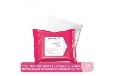 Toallas Desmaquillantes Bioderma Sensibio H2O 25 Unds