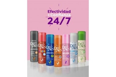 Desodorante Para Pies Deo Pies Mujer En Spray 180 Ml