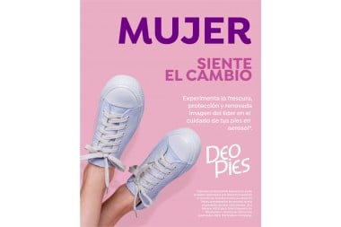 Desodorante Para Pies Deo Pies Mujer En Spray 180 Ml