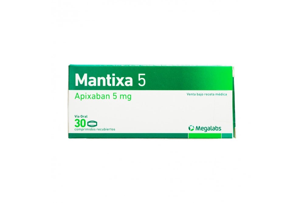Mantixa Apixaban 5 Mg 30 Comprimidos Recubiertos