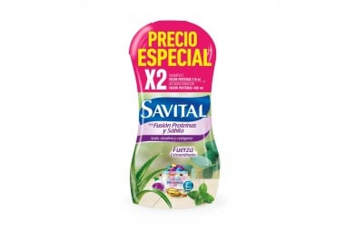 Oferta Shampoo Savital Fusión De Proteinas Y Sabilá 510Ml + Acondicionador 490Ml