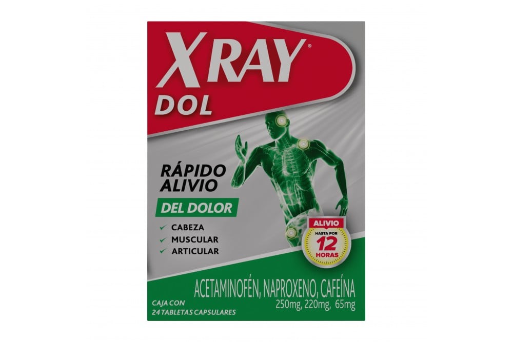 Oferta X Ray Dol Rápido Alivio 24 Tabletas Capsulares