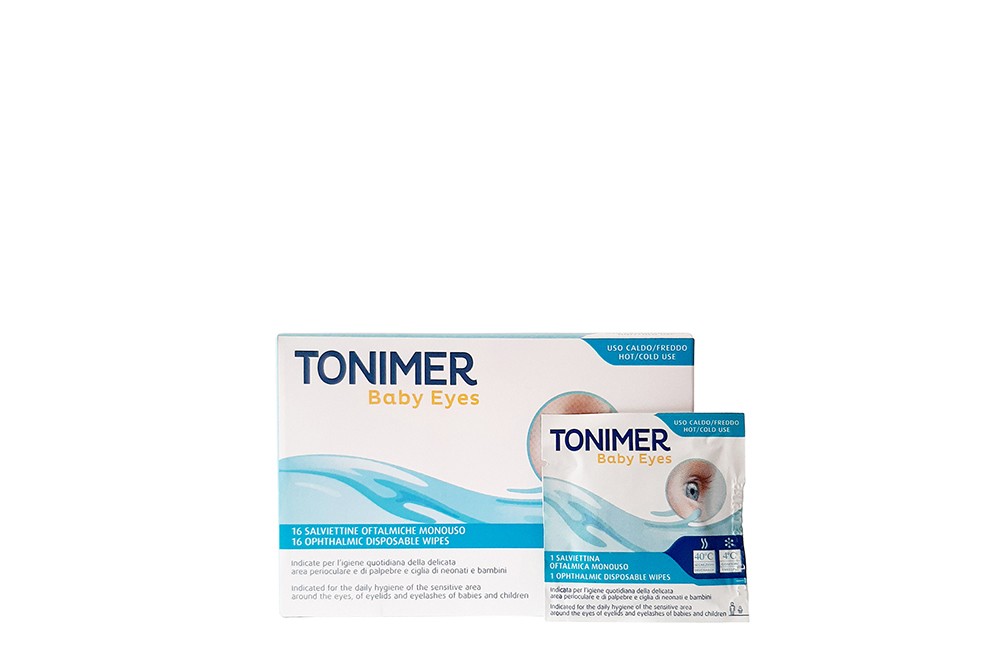 Toallitas Oftalmicas Tonimer Baby Eyes 16 Sobres