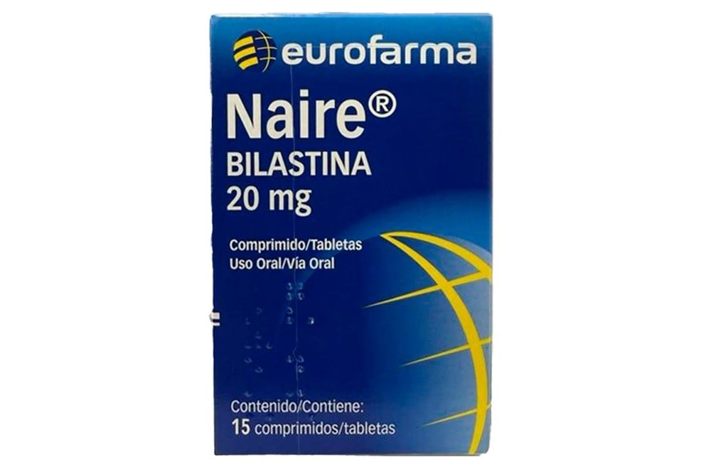 Naire Bilastina 20 Mg 15 Comprimidos
