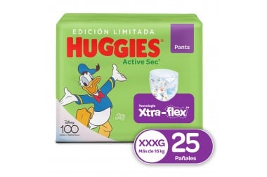 Pañales Huggies Active Sec...