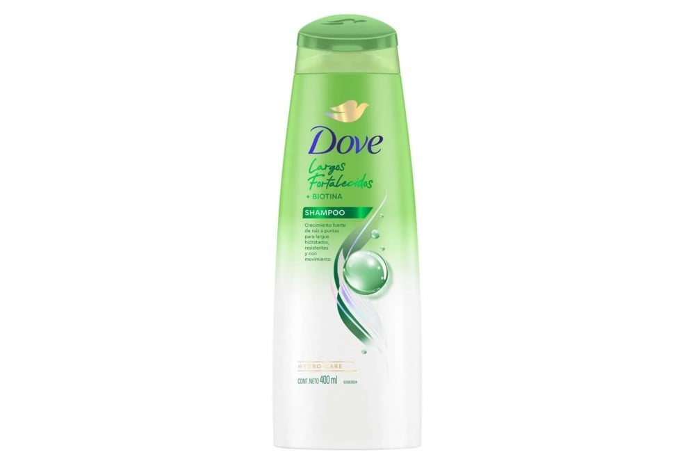 Shampoo Dove Largos Fortalecidos + Biotina 400 Ml