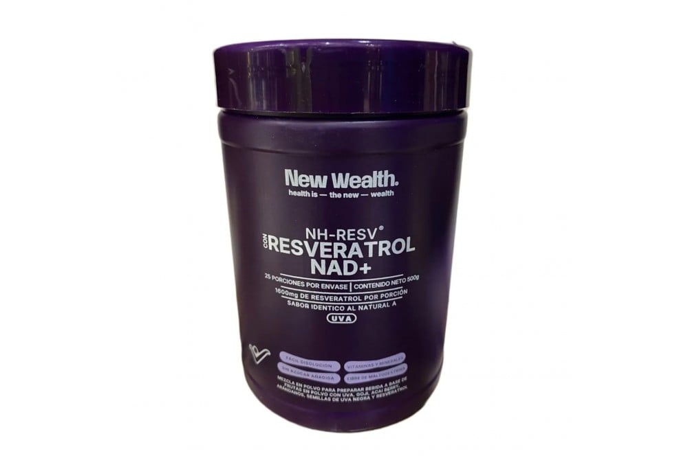 Resveratrol New Health Polvo Sabor Uva 500 G