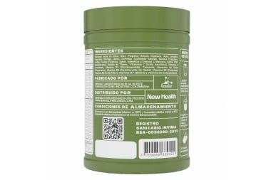 Batido Verde New Health Sabor Manzana Verde 500 G