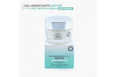Gel Hidratante Facial Sol-or Rapeir Piel Mixta a Grasa 50 Ml