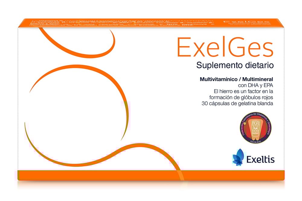 Suplemento Multi Vitaminico Exelges 30 Cápsulas Blandas