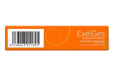 Suplemento Multi Vitaminico Exelges 30 Cápsulas Blandas