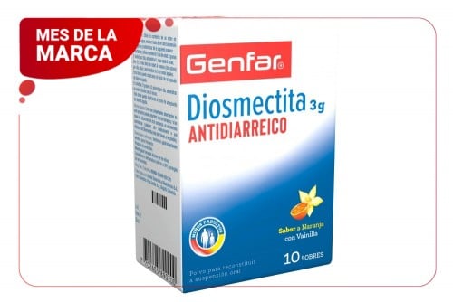 Diosmectita Genfar 3 G X 10...