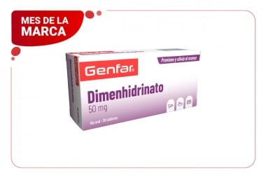 Dimenhidrinato 50 Mg Genfar...