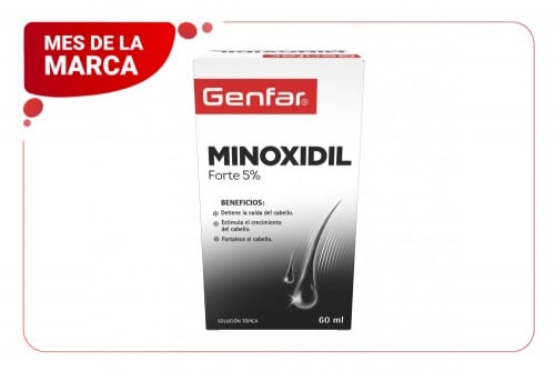 Minoxidil 5 % Genfar 60 Ml