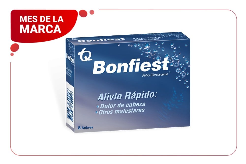 Bonfiest Plus Alivio Rapido 8 Sobres