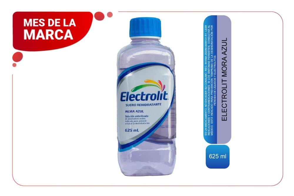 Suero Rehidratante Electrolit Sabor Mora Azul 625 Ml