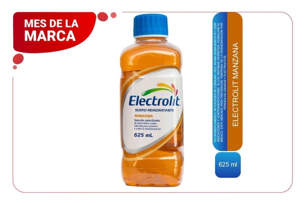 Suero Hidratante Electrolit Sabor Manzana 625 Ml