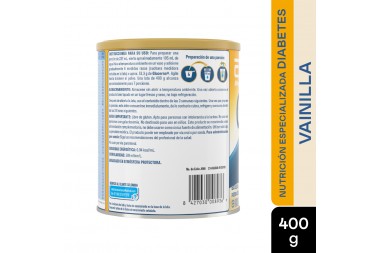 Glucerna En Polvo Sabor Vainilla 400 G