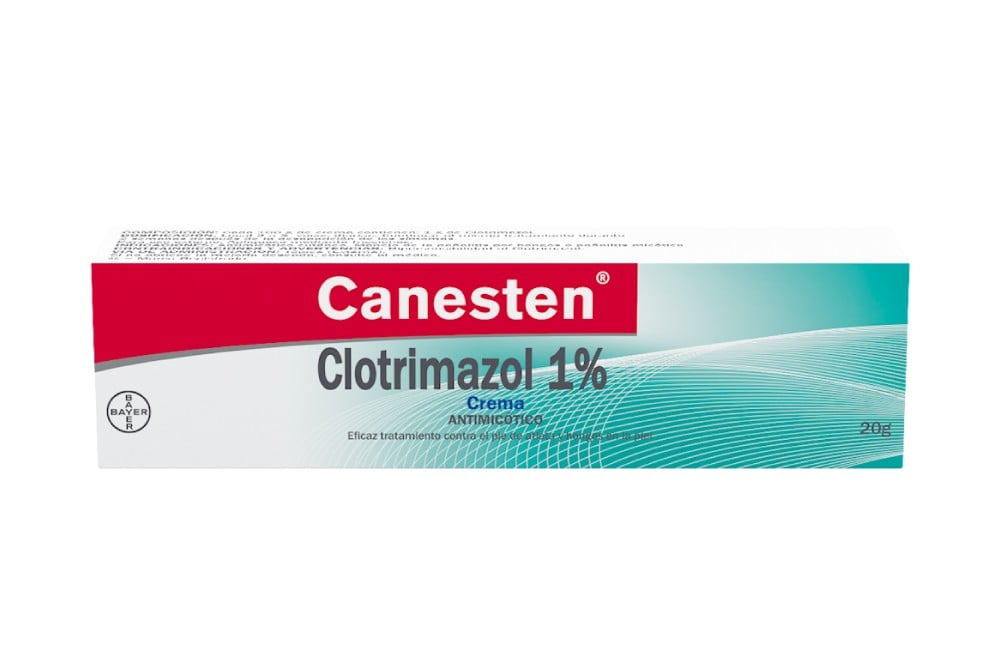 Canesten Clotrimazol Crema 1 % Caja Con Tubo Con 20 G