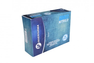 Guantes De Nitrilo Inverfarma Talla M 50 Unds