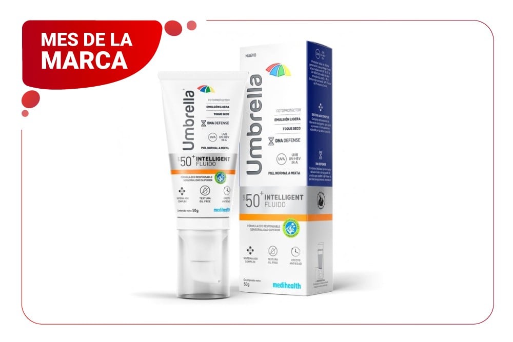 Protector Solar Umbrella Intelligent Spf 50 Con 50 G