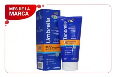 Protector Solar Umbrella Spf 50 Muy Resistente Al Agua 170 G