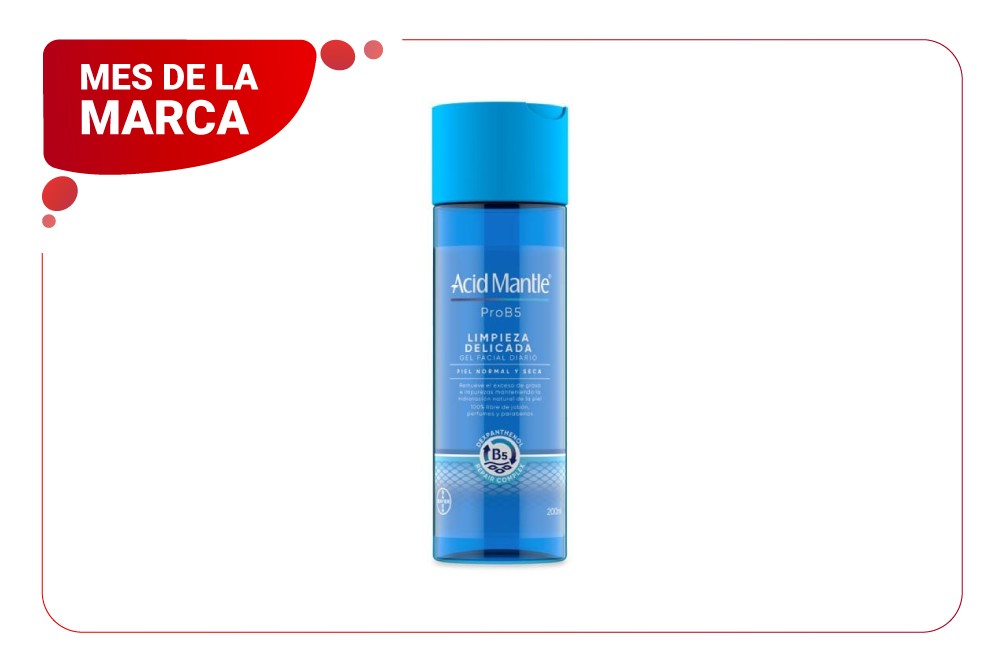 Gel Facial Acid Mantle Pro B5 Limpieza Delicada 200 Ml