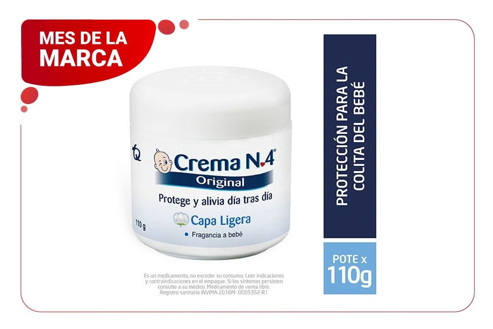 Crema N.4 Original Frasco Con 110 G
