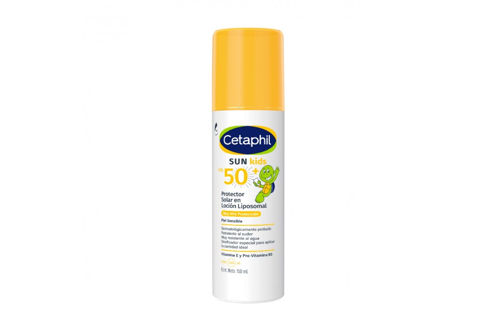 Protector Solar Cetaphil Sun Kids Fps 50+ Piel Sensible 150 Ml