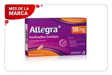 Allegra 120 Mg Caja Con 10...