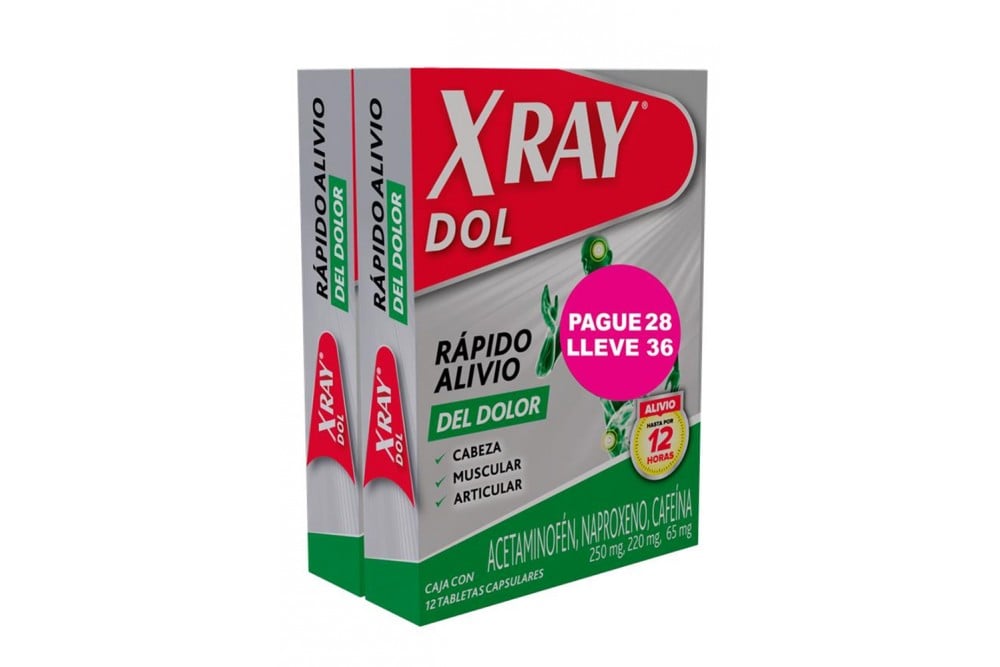 Oferta X Ray Dol Pague 28 Lleve 36