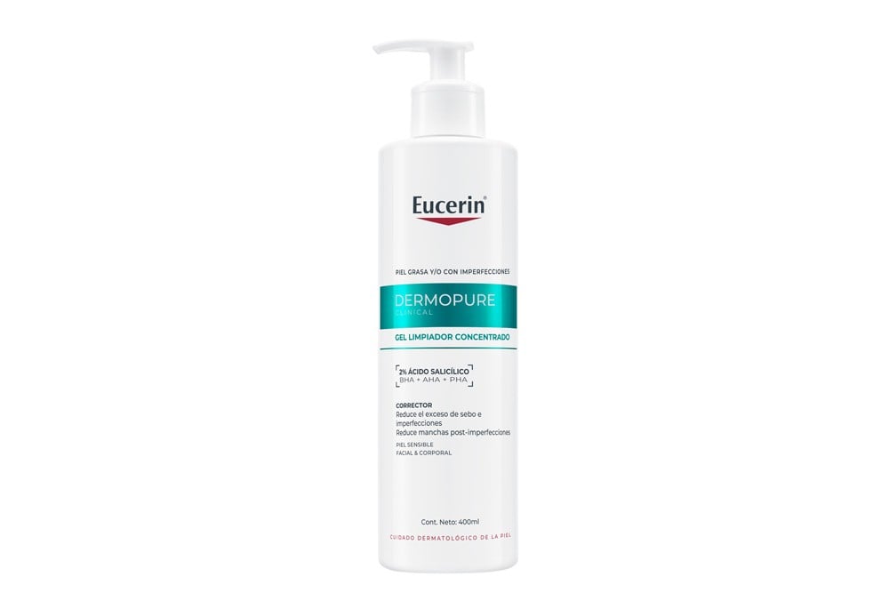 Gel Limpiador Eucerin DermoPure Concentrado Triple Effect 400 Ml