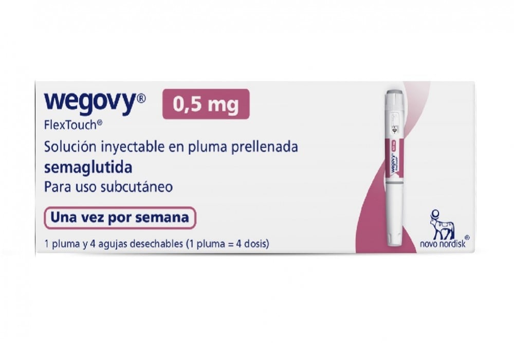 Wegovy Semaglutida 0,5 Mg Solución Inyectable En Pluma Prellenada Und