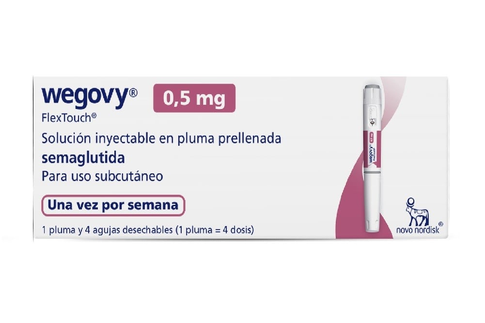 Wegovy Semaglutida 0,5 Mg Solución Inyectable En Pluma Prellenada Und
