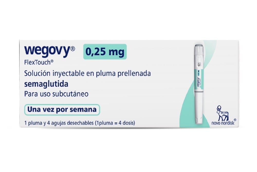 Wegovy Semaglutida 0,25 Mg Solución Inyectable En Pluma Prellenada Und