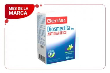 Diosmectita Genfar 3 G X 10...