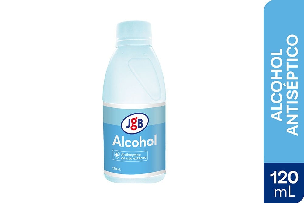 Alcohol Antiséptico Jgb 120 Ml