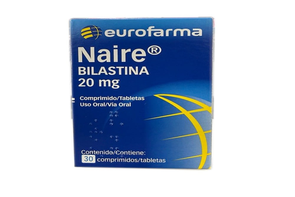 Naire Bilastina 20 Mg 30 Comprimidos