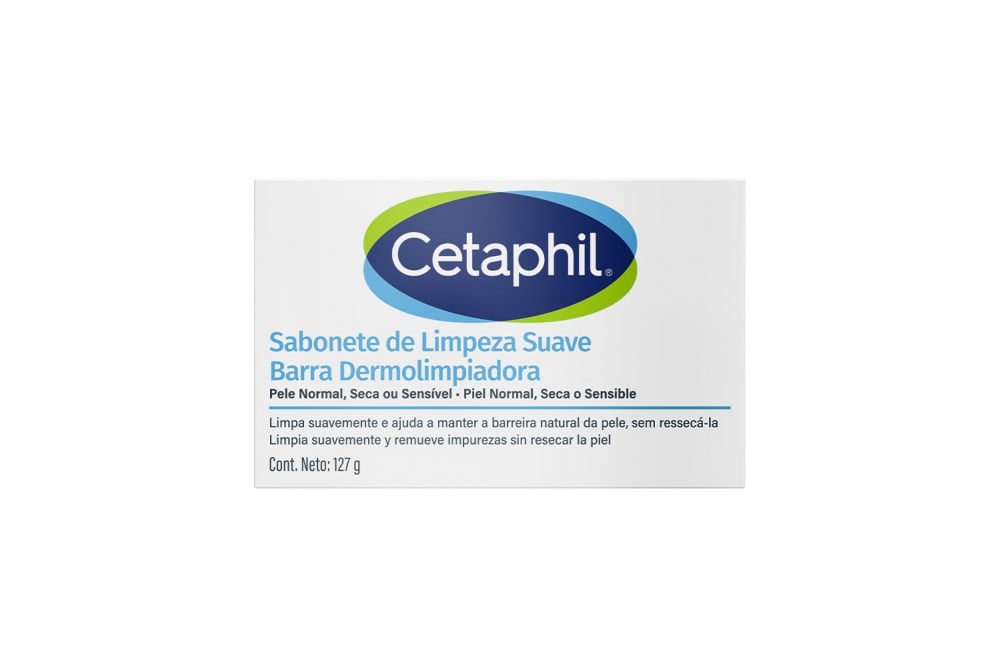 Jabón Dermolimpiador Cetaphil Piel Normal Seca O Sensible 127 G