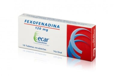 Fexofenadina 120 Mg Ecar 10...